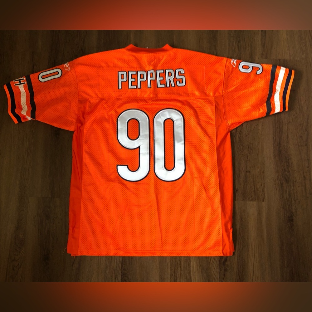 Chicago Bears Orange NFL Peppers jersey size XL